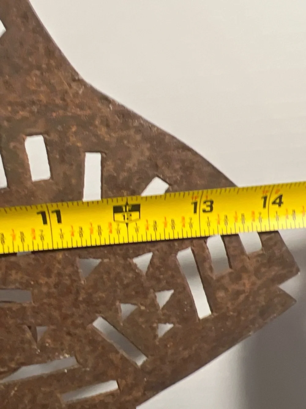 Rustic Brown Metal Fish Garden Stake - Decorative Fish Sculpture